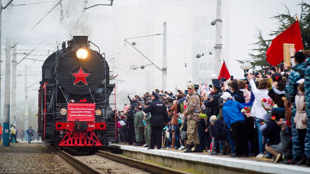 картинка Поезд Победы на портале Лето Навсегда